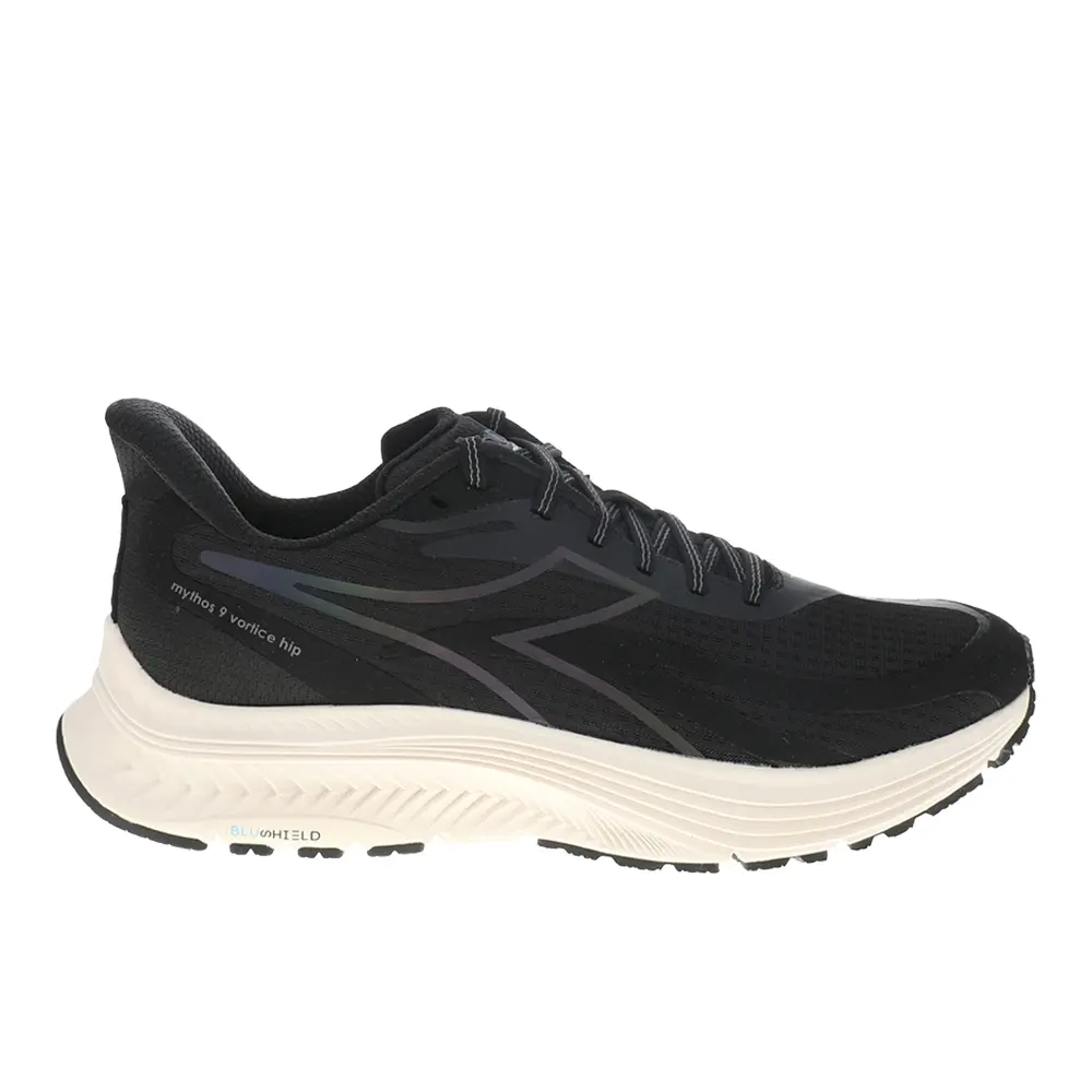 diadora Mens Mythos Blushield 9 Vortice Hip Running Sneakers Shoes - Black
