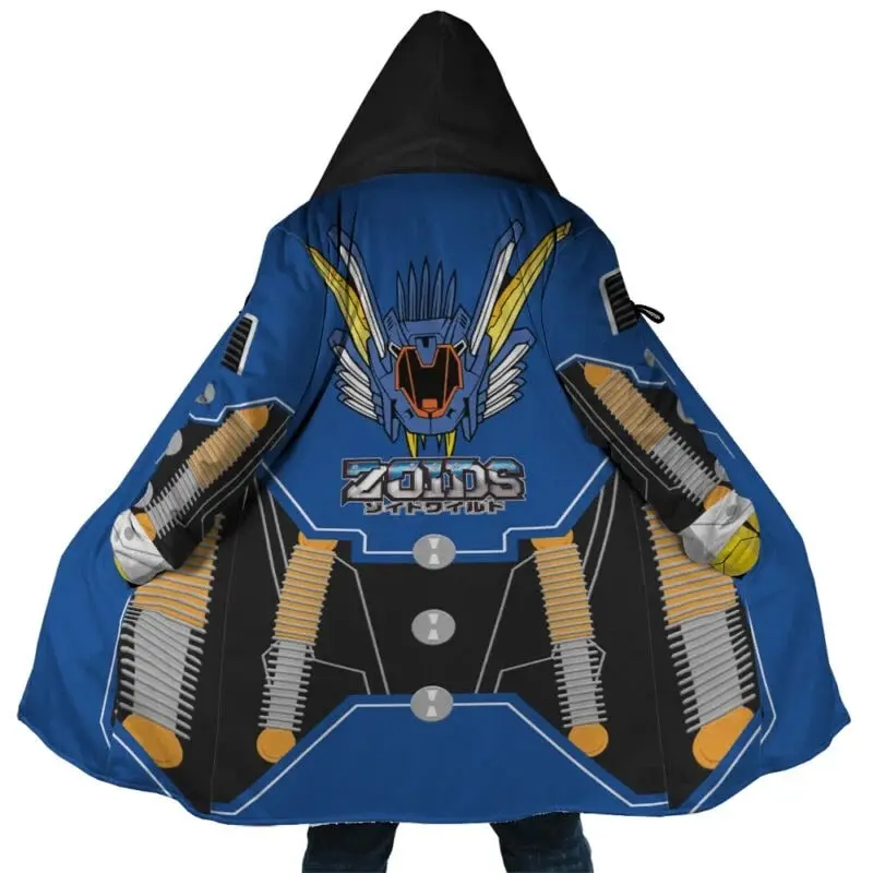 Blade Liger Zoids Dream Cloak Coat, Anime Zoids Men's Women's Hooded coat, Fleece Jackets Coats, Gift For Men And Women