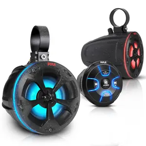 Waterproof Off-Road Speakers 800W RGB Lights Bluetooth Marine Grade