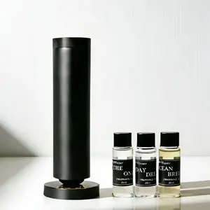 2026 Long-Lasting Aroma Diffuser Cordless Design 1000 sq ft Coverage Built-in LED Lights 3x20ml Essential Oils Aromatic Fruity & Woody Scented Perfume Kit