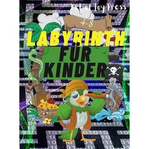 USED-Labyrinth f?r Kinder 4-8: Erstaunliches 108-Seiten-Labyrinth-Aktivit?tsbuch │ Labyrinth-Arbeitsheft f?r Kinder mit herausfordernden Spiele by Press, Art Of Joy (Hardcover)