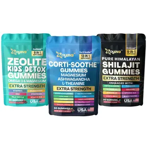 Family Health Care Trio - Zoyava Mixed Berry-Flavored Gummies: All-in-One Supplement for Mom, Dad, and Kids - 60 Gummies - Made in USA