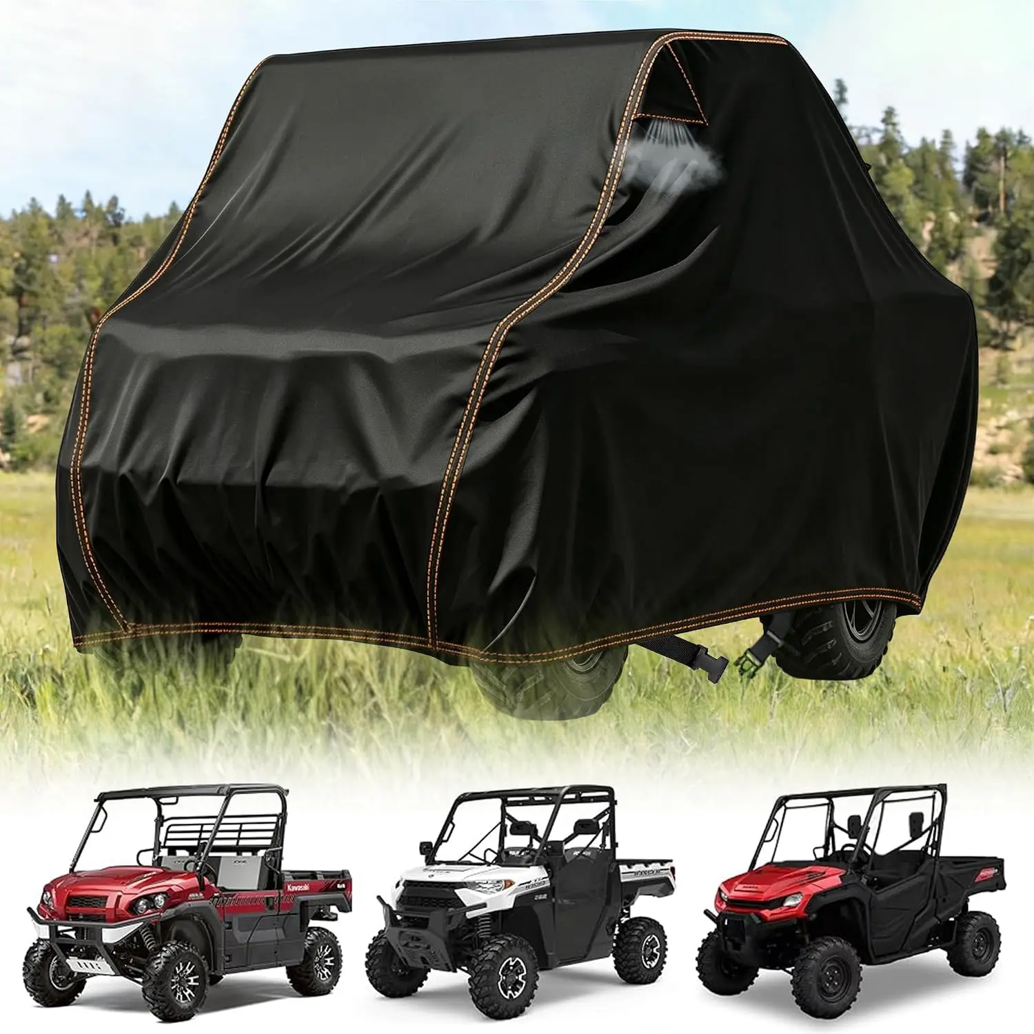 UTV Cover 2-3 Seater,Side by Side UTV Cover All-Weather Protection
