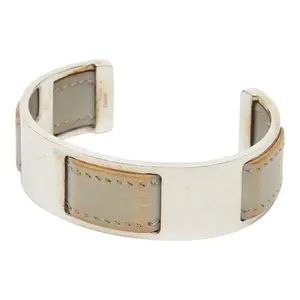 Pre-owned HERMÈS Other Small Leather Goods Hermes Metal Leather Bracelet
