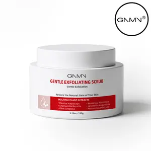 GNMN Exfoliating Body Scrub with Multiple Plant Extracts for Gentle Exfoliation and Skin Restoration 5.29oz/150g