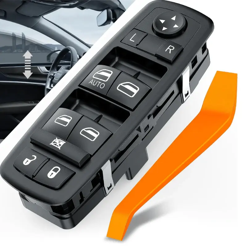 Nilight OE-Like Power Master Window Switch - Front Left Driver Side, 8+13 Pins, for 2011-2016 Dodge Journey, Automotive Interior Accessories
