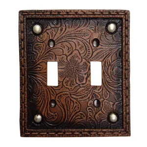 Tooled Resin w/ Stud Double Switch Wall Plate Tooled Resin w/ Stud Double Switch Wall Plate