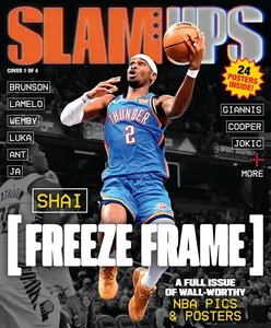 Shai Gilgeous-Alexander Magazine Cover Paper Poster, Home Decor Wall Art Print for Home Supplies