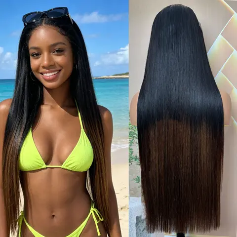 HERSMILE Raw Vietnamese Hair Wigs 100% HD lace Bone Straight Lace Frontal Wigs Human Hair Natural Black/Brown Color 200% Density Super Double Drawn 13X4 Lace Pre Plucked Natural Hair Line Lace Frontal Wigs Straight Human Hair for Women SDD Wigs Human Hair
