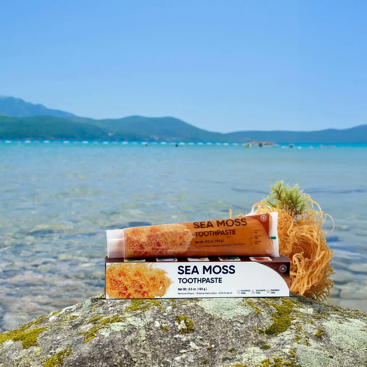 Sea Moss Toothpaste 6.5 oz Flouride Free Paraben Free
