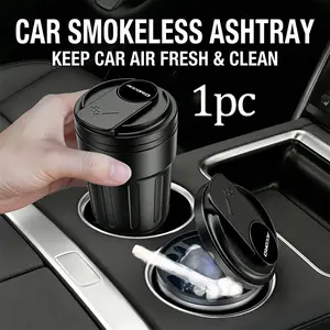 Universal Vehicle Ashtray for Accord, Leak-Proof and Wind-Proof Car Cup Holder, Practical Decorative Effect, 1pc Car Accessory