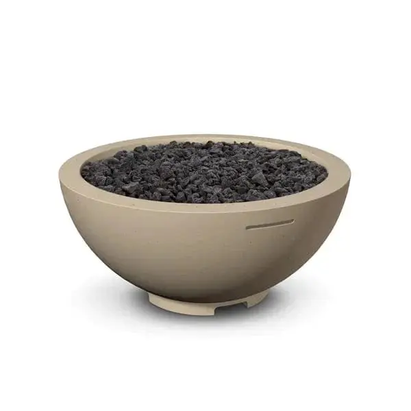 American Fyre Designs 32-Inch Round Gas Fire Bowl