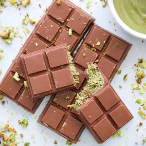 AG Chocolates - Make It Yourself Kit for Dubai Pistachio Knafeh Chocolate Bar - No Specific Temperature Required, Perfect for Snacking - Dessert Bonbon