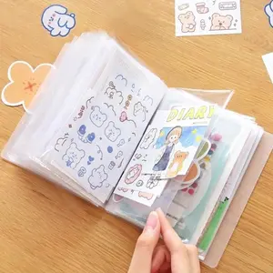 A6 Insert Style Storage Book, 1 Count Clear File Folder, File Storage Book for Home School Office Dormitory Outdoor Files Organizer