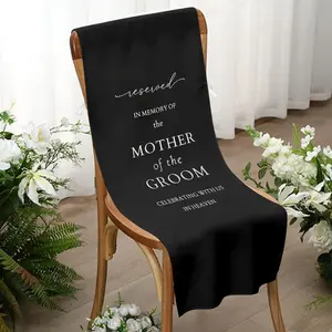 Mother of the Groom Wedding Party Banner, Memorial Reserved Chair Sign, Loving Memory of Parents, Celestial Celebration, Sympathy Gift