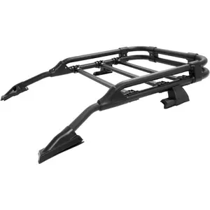 HECASA Roof Rack Basket Compatible with 2019-2024 Toyota RAV4 Extra Cross Bar Rail Rooftop Cargo Luggage Carrier Roofrack