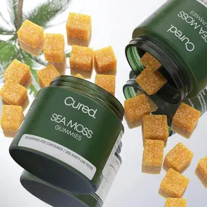 CURED Sea Moss Gummies - Nutrient-Rich Wellness Gummies for Immunity Energy Digestion & Overall Health - 102+ Trace Minerals Vitamins & Amino Acids