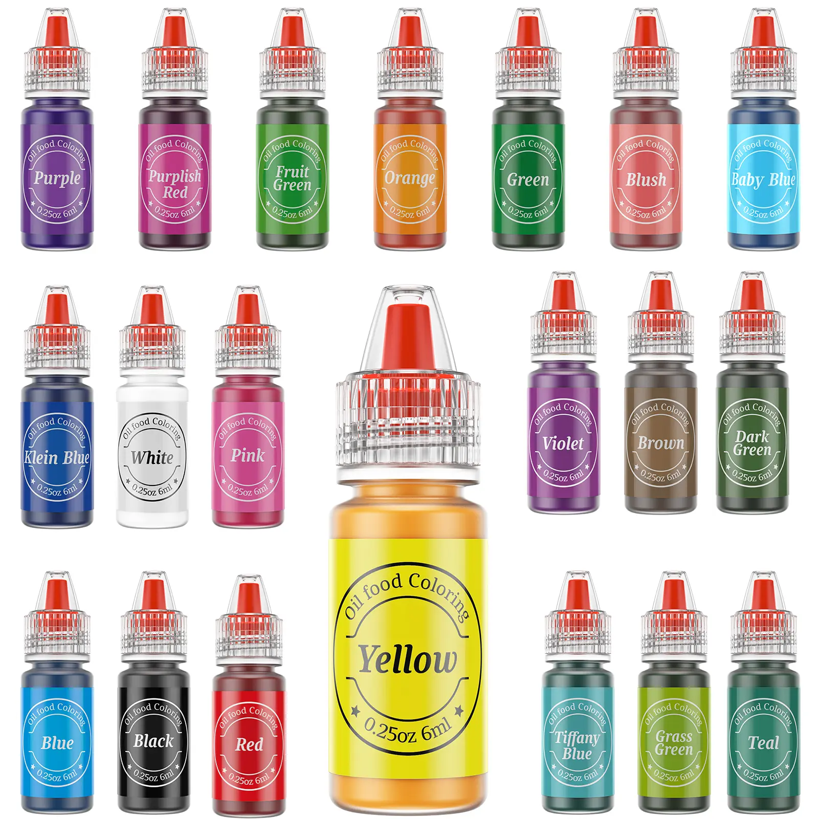 Edible Oil-Based Food Coloring 2025 Fl. Oz Bottles set Food Grade Food Dye for ChocolateCoveredTreats,Baking,Candy Melts Cookies Fondant for Mother's day Halloween Christmas Birthday Bake - TikTok Shop Edible Oil-Based Food Coloring 2025 Fl. Oz Bottles set Food Grade Food Dye for ChocolateCoveredTreats,Baking,Candy Melts Cookies Fondant for Mother's day Halloween Christmas Birthday Bake - TikTok Shop