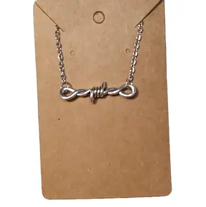 Unisex Barb Wire Necklace for Men and Women - Fashion Accessory
