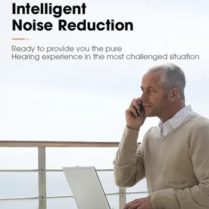 Discreet In-Ear Hearing Amplification, Rechargeable, No Prescription Care Daily