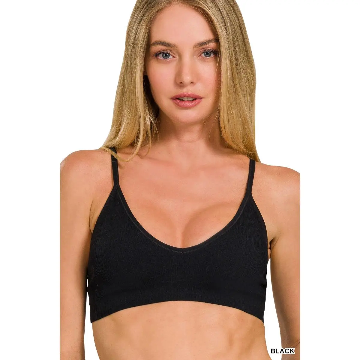 Zenana Seamless Classic Bra with Removable Bra Pads