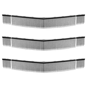 VEVOR 3 Packs Lawn Sweeper Brush Replacement, Compatible with VEVOR 30 in Lawn & Leaf Collector Sweepers, Yard Sweeper Brush Paddle with Durable V-Shaped Bristles for Easy Grass Leaf Cleanup