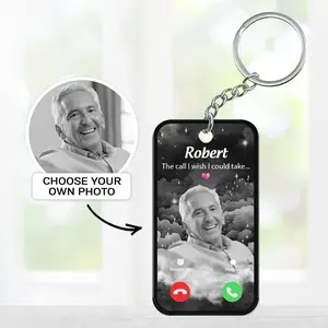 The Call I Wish I Could Make- Personalized Photo Acrylic Keychain