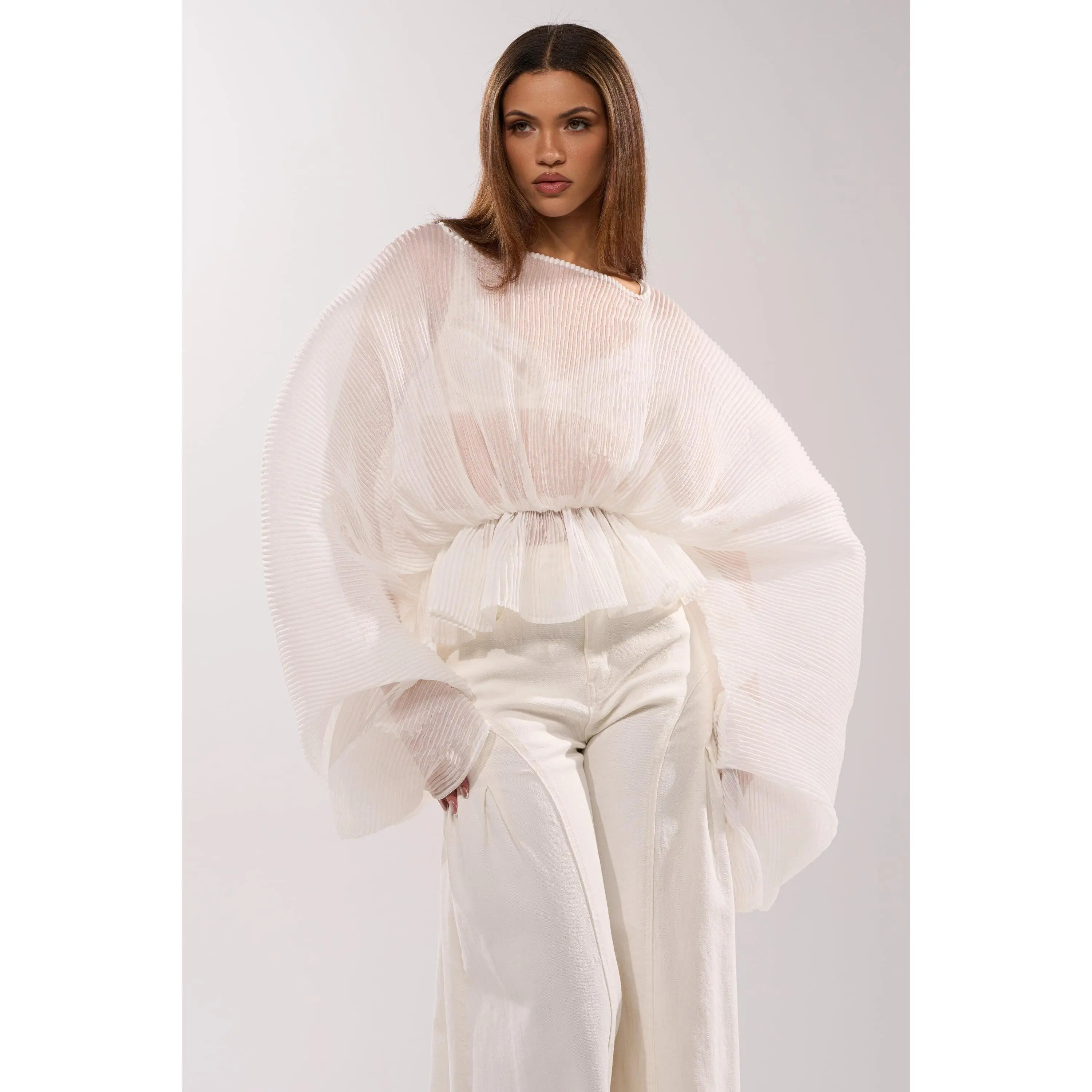 PRETTY GIRL PROBLEMS BLOUSE IN WHITE
