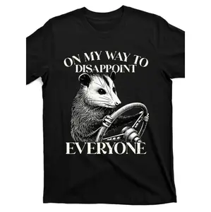 Funny Opossum Lover Retro T Shirt Disappointing Everyone In Style With Soft Cotton Comfort