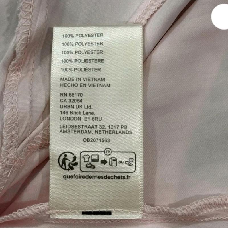 Free People Aarabella Satin Top Blush Pink Long Sleeve Blouse with Back Lace-Up Detail Size S NEW