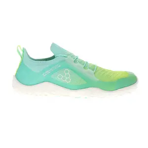 Vivobarefoot Womens Primus Trail Knit Firm Ground Running Sneakers Shoes - Blue, Green