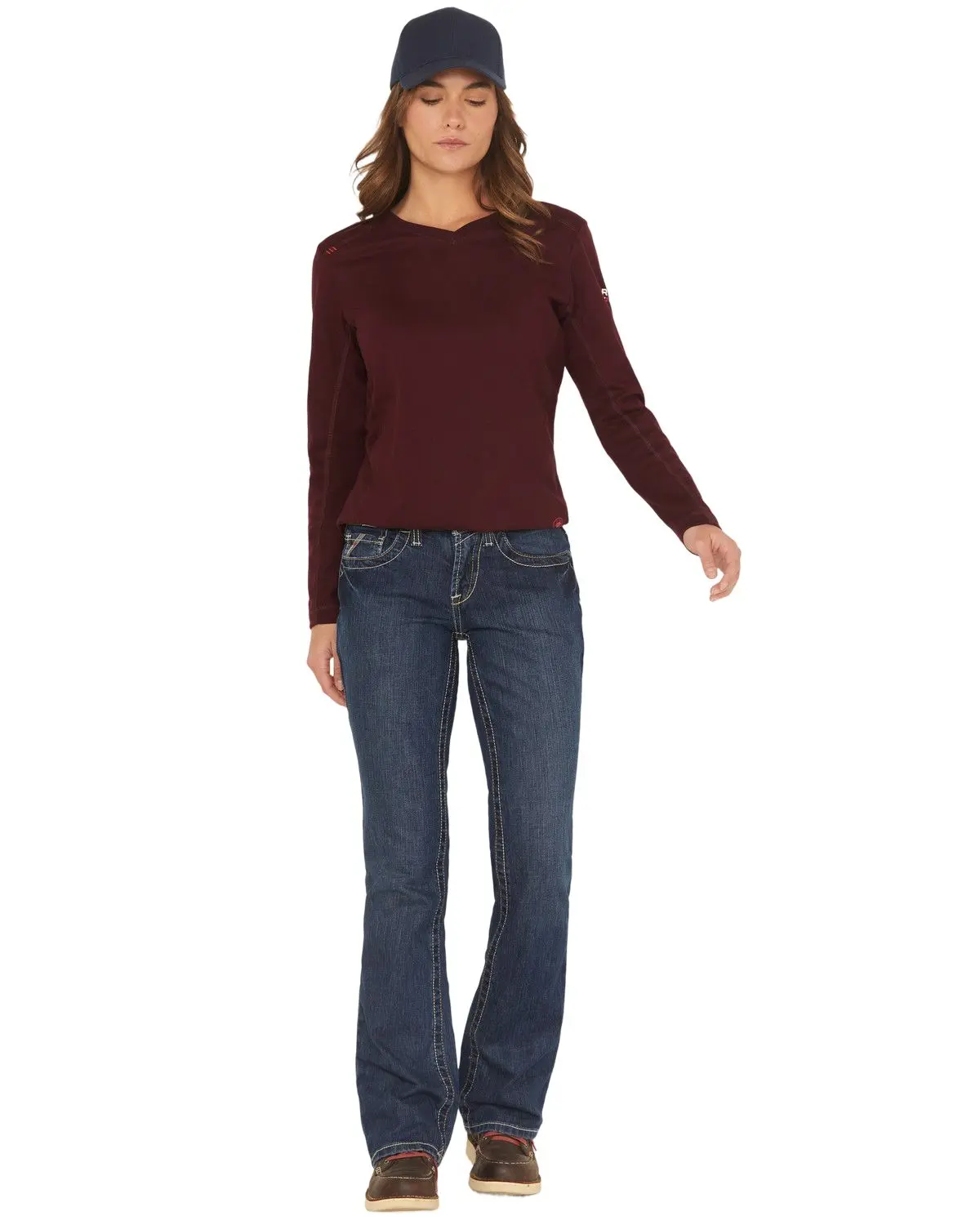 Ariat Women's Women'S Fr Bootcut Stretch Work Jeans - 10016176