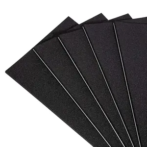 5 count Adhesive  Padding 1/4 in Thick X 12 in X 8 in,Closed Cell  Sheets Neoprene Rubber Self Stick Pads Anti Vibration Pads,Black (12in x 8in x 1/4in, 5 count)
