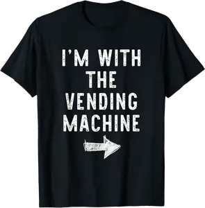 I'm With Vending Machine Costume Halloween Matching Couple T-Shirt - Farhadheid Shop 45B0DK1XVPJS