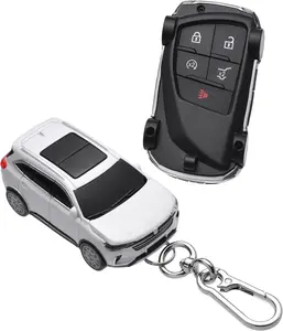 for Chevy Key Fob Cover Car Styling Protection Key Shell - Key fob case Compatible with Chevy 2021-2025 Suburban Silverado Tahoe GMC Yukon Sierra 1500 Buick Smart Remote Key