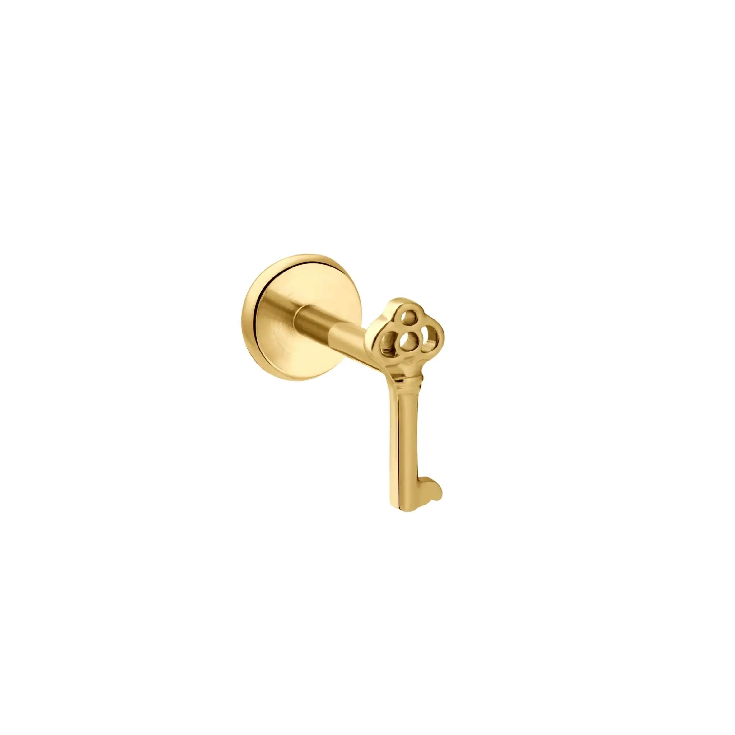 Key To My Heart Flat Back Stud Key To My Heart Flat Back Stud