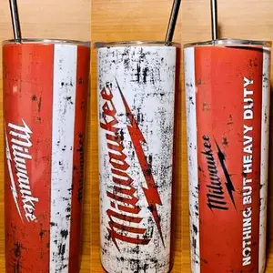 Milwaukee 20oz Stainless Skinny Insulated Tumbler Drinkware Flasks