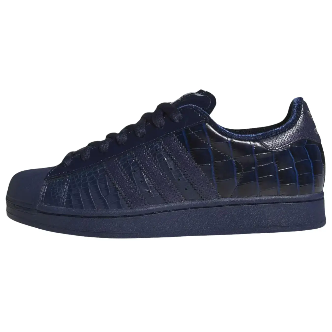 Adidas Superstar 'Navy' Anthony Edwards Men's Leather Casual Sneaker, Lightweight Shoe with Signature Rubber Shell Toe, Walking Shoes, Sports Shoes