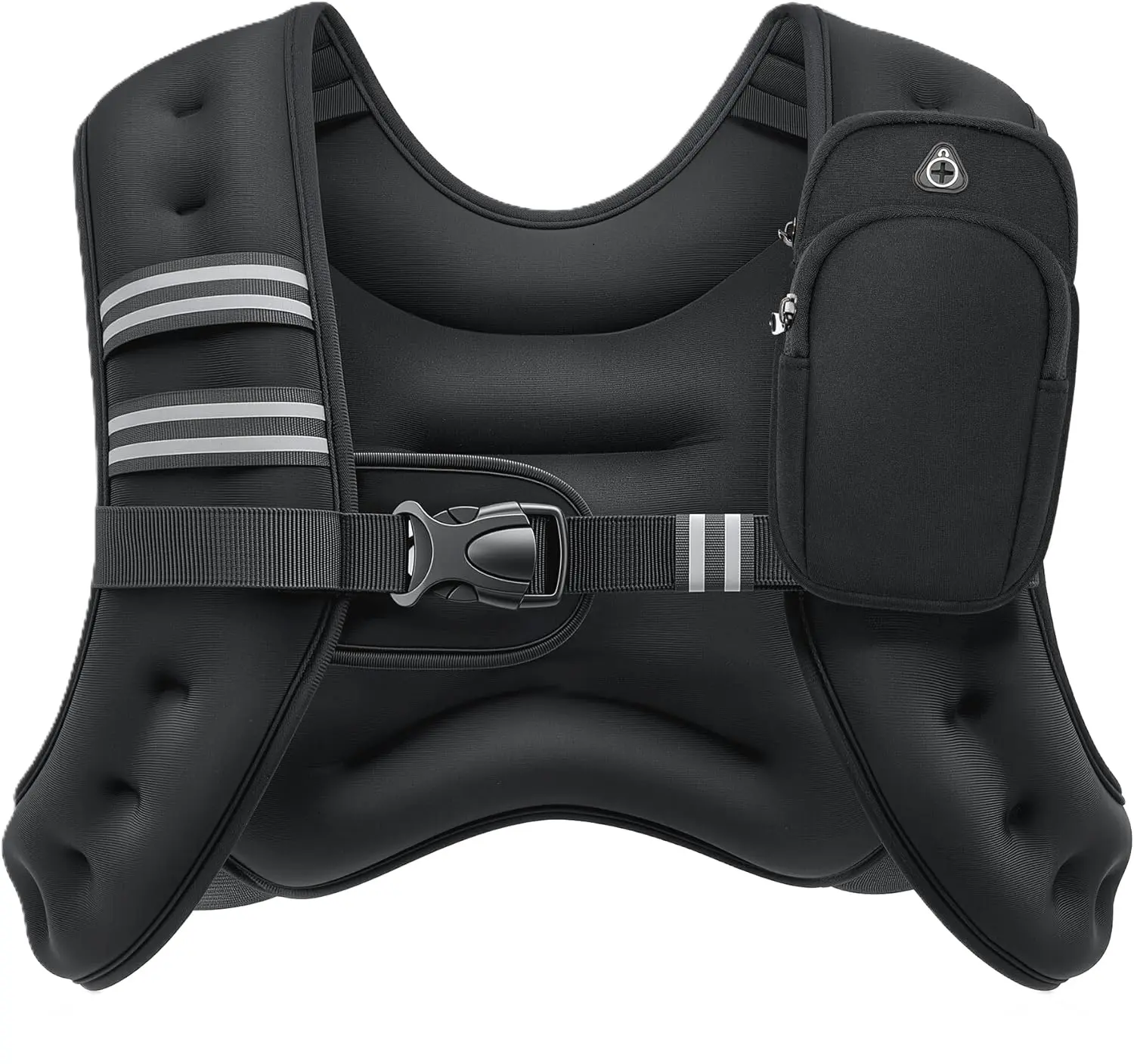 【BackToSchool】ZELUS Weighted Vest for Enhanced Training with Adjustable Straps and Reflective Stripes for Safety |#tiktokshopbacktoschool