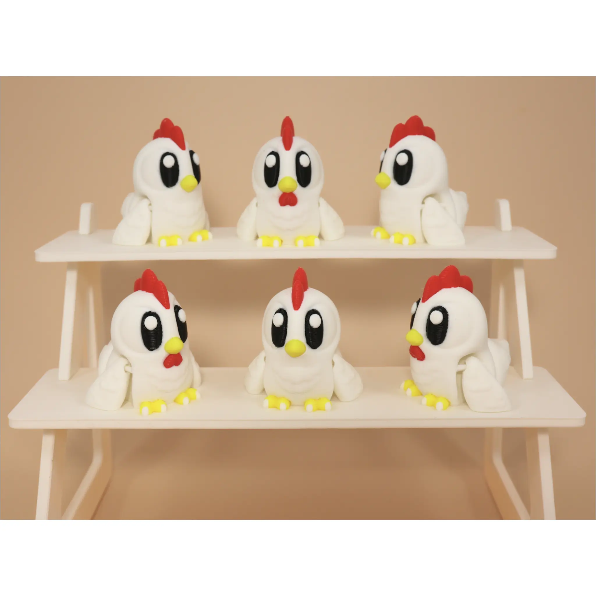 3D Printed Articulated Chicken Fidget Toy