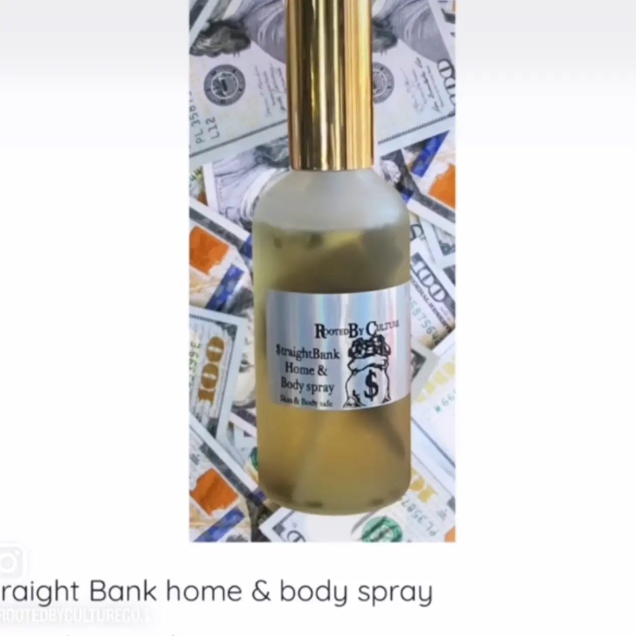 Straight Bank  spiritual  Home & body Money spray Perfume