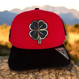 Hat  Clover gold plate Logo - Cap with Clover Design