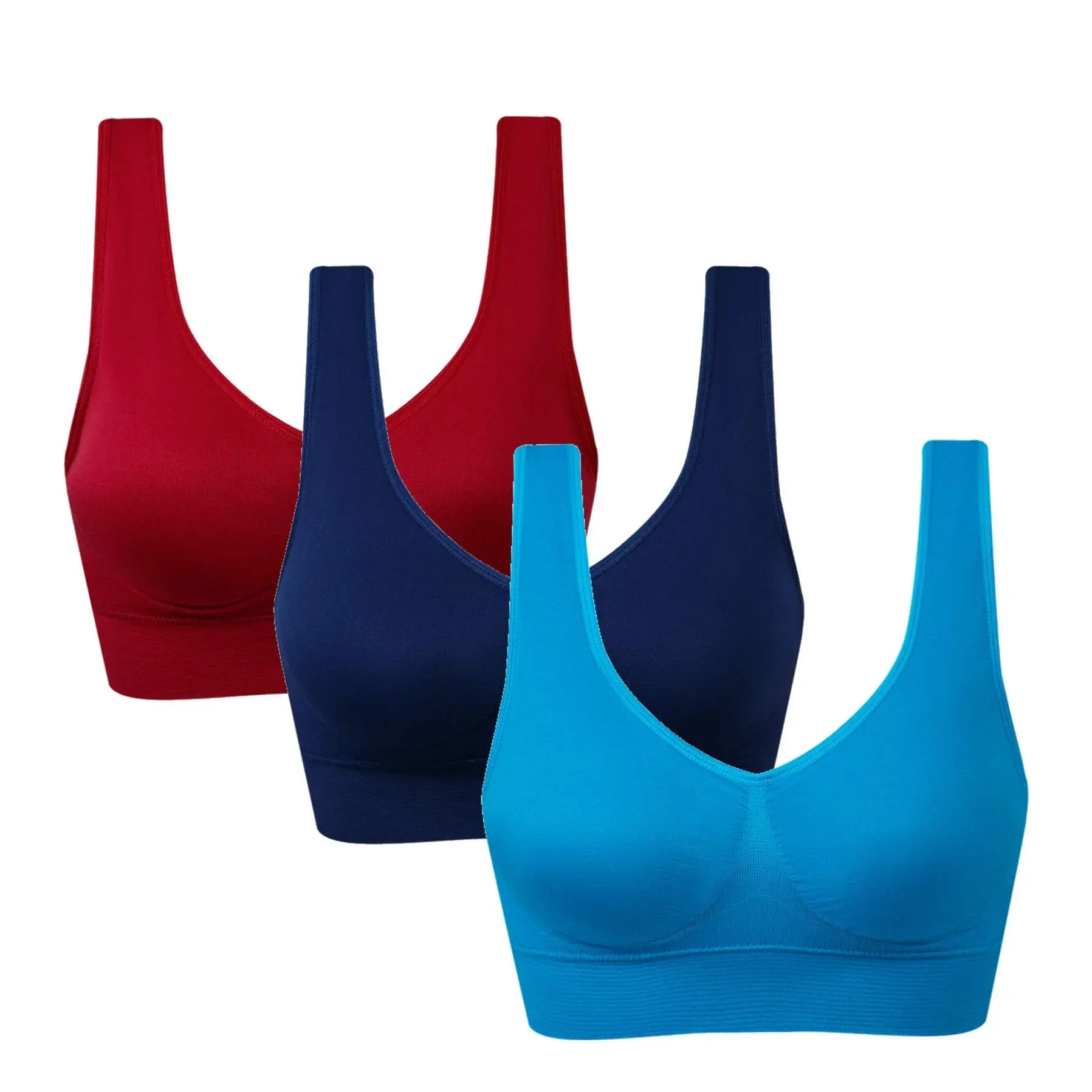 3 Pack: Navy Aqua Merlot