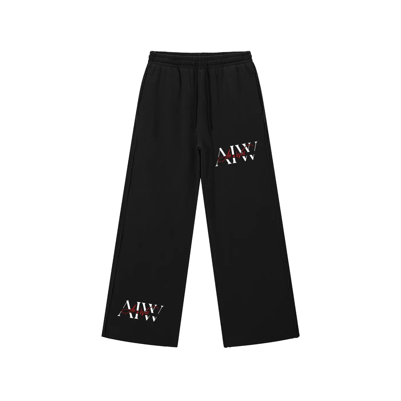 Snow Washed Raw Edge Sweatpants
