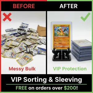 【ADD-ON】VIP Card Sorting & Protection Service - Sleeve & Toploader Included (FREE over $200)