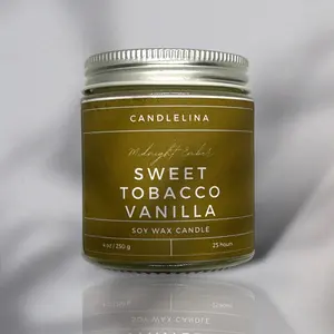 Midnight Ember 100% Soy Wax Candle ( 4 OZ )