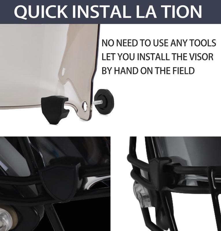 ClearSilverFootball Visor - Football Visors for Helmet - Anti-Fog, Scratch Resistant Clear Visor Football Face Shield - Football Helmet Visor Fits Adult & Youth Football Helmets