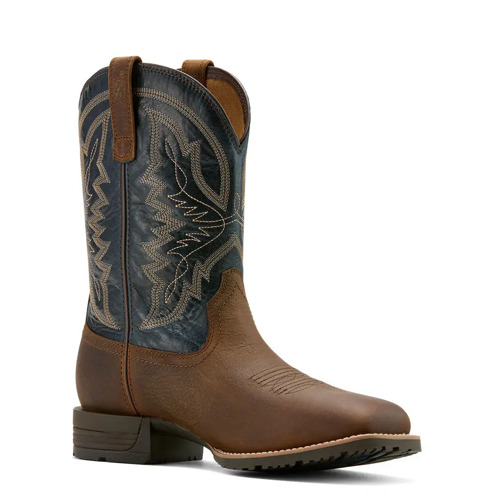 10061232 Ariat Men's Hybrid Ranchwork Waterproof Cowboy Boot - Tavern Taupe
