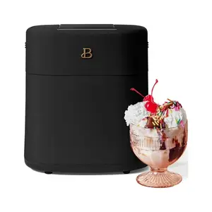 Beautiful 1.5 Qt Ice Cream Maker with Touch Activated Display, Black Sesame by Drew Barrymore