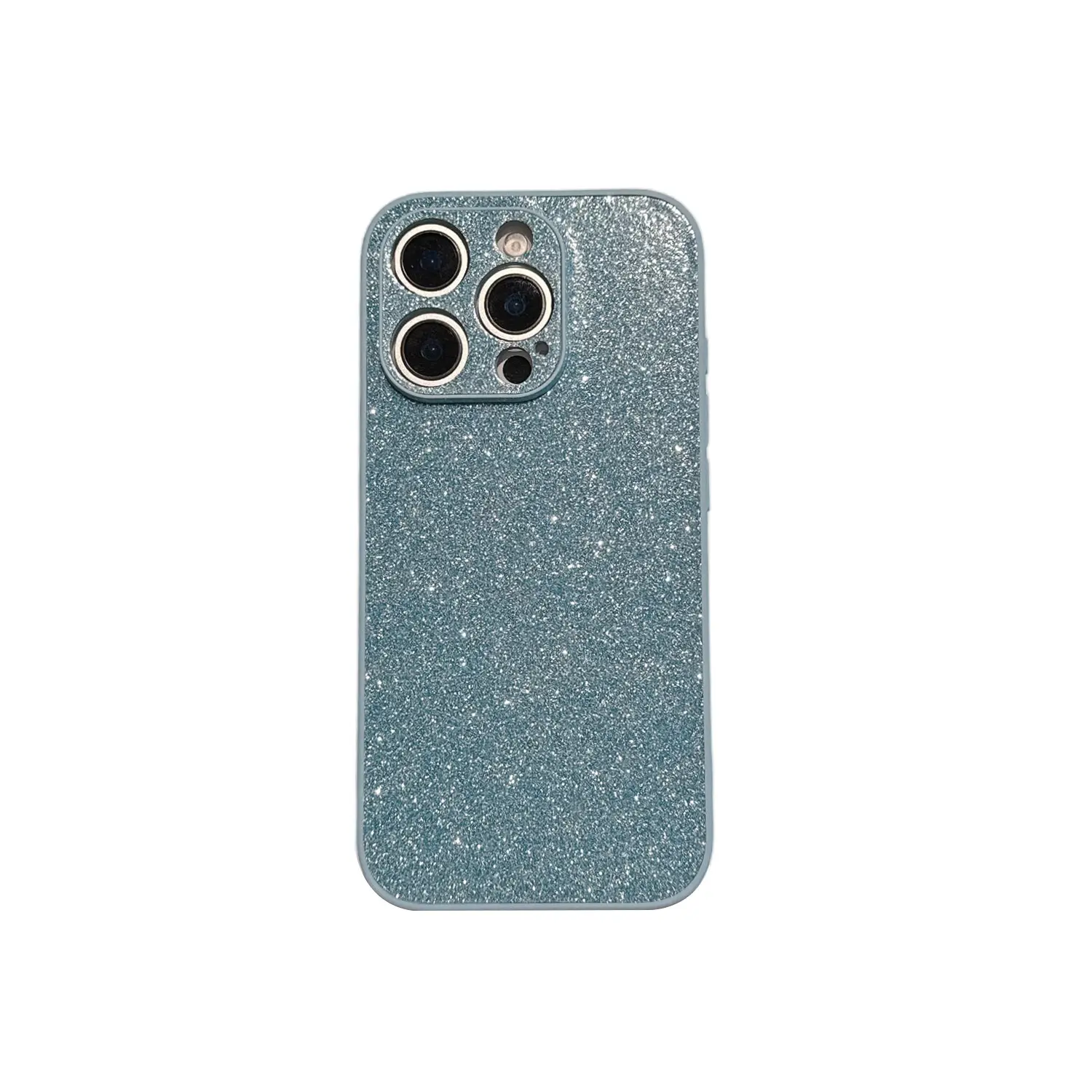 Luxury Glitter Bling Full Wrap Hard Phone Case - Shock-Absorbent Anti-Drop Protective Cover for iPhone 12/13/14/15/16/17 Series, Women's Girly Aesthetic Daily Fashion Accessory holiday gift case cover